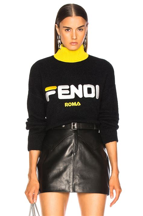 sweter fendi|Fendi oversized sweater.